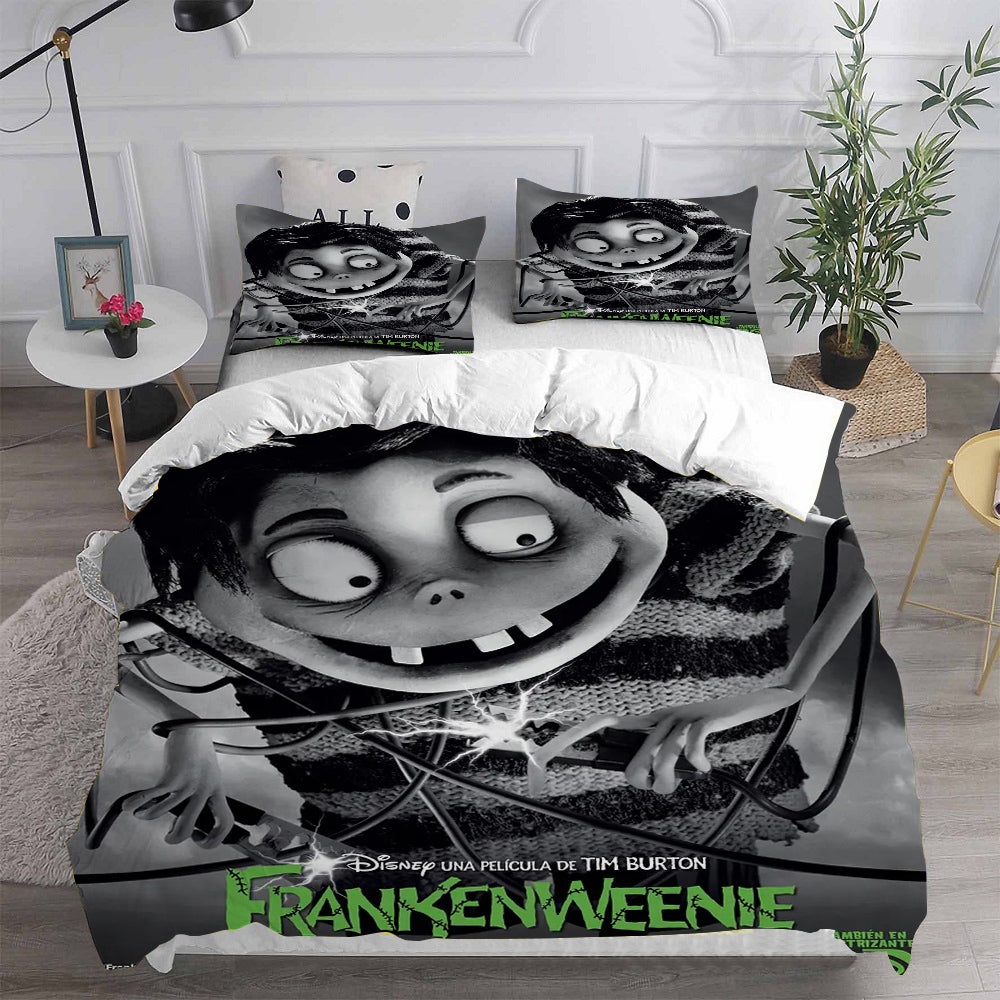 Frankenweenie Bedding Sets Duvet Cover, Flatsheet, Pillowcases Perfect Gift For Fans