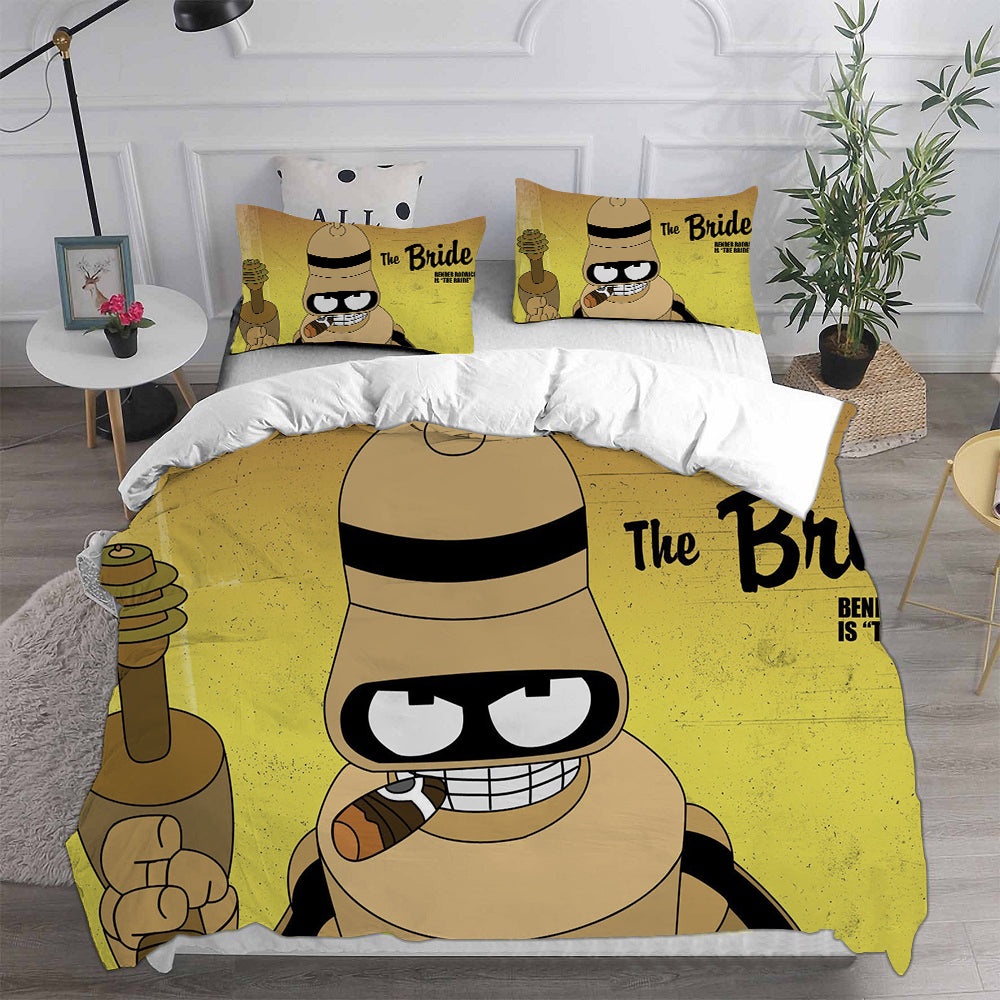Futurama Season 1 Bedding Sets Duvet Cover, Flatsheet, Pillowcases For Every Bedroom