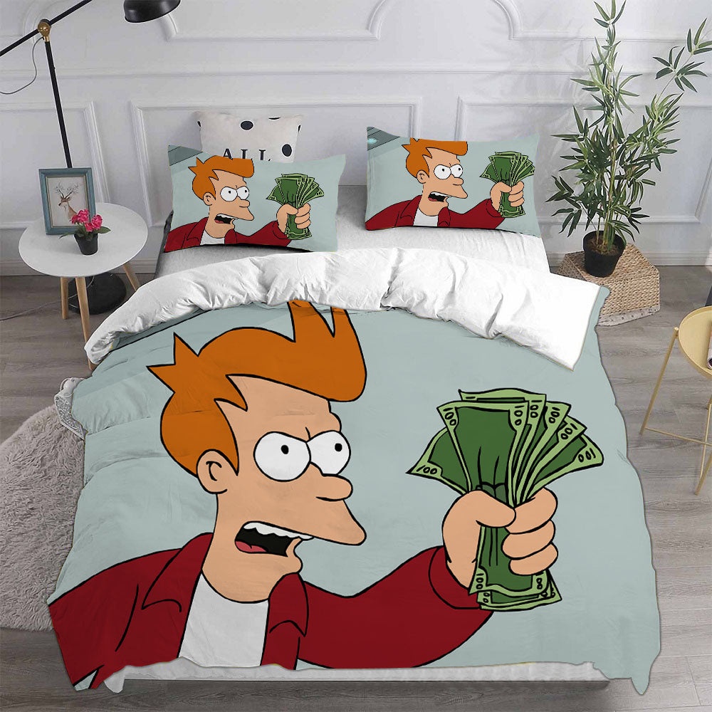 Futurama Season 1 Bedding Sets Duvet Cover, Flatsheet, Pillowcases Perfect Gift For Fans