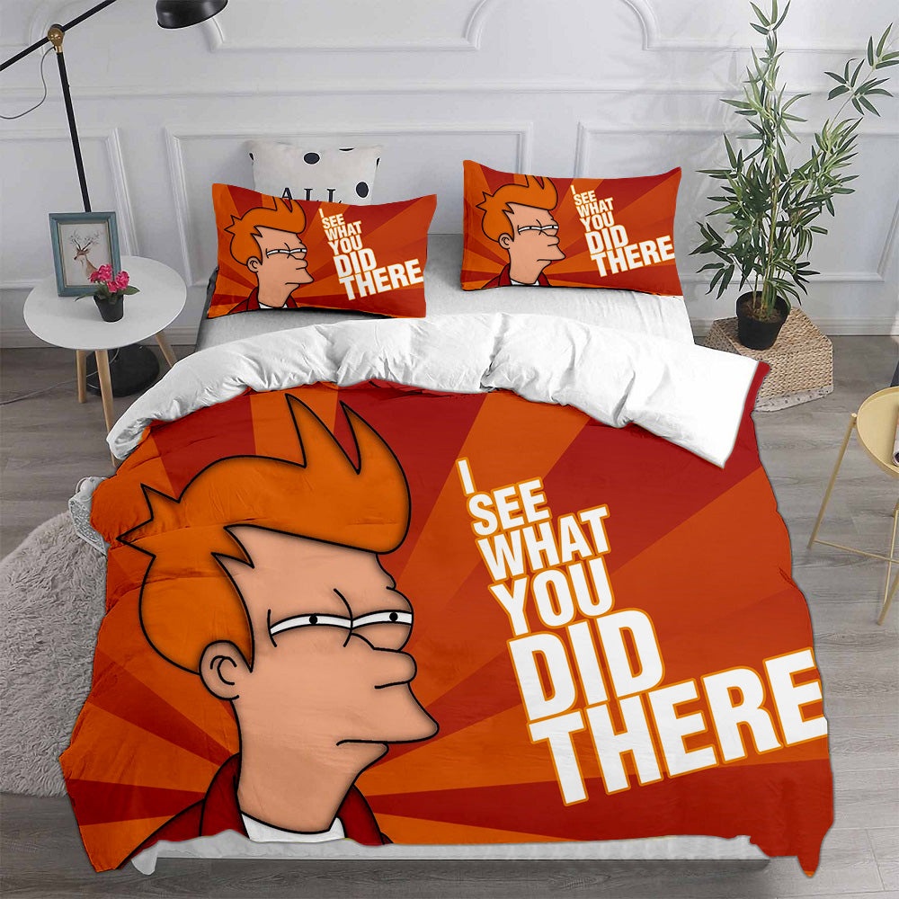 Futurama Bedding Sets Gift For Christmas, Birthday, Thanksgiving