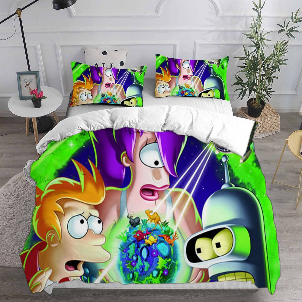 Futurama Season 1 Bedding Sets Gift For Christmas, Birthday, Thanksgiving