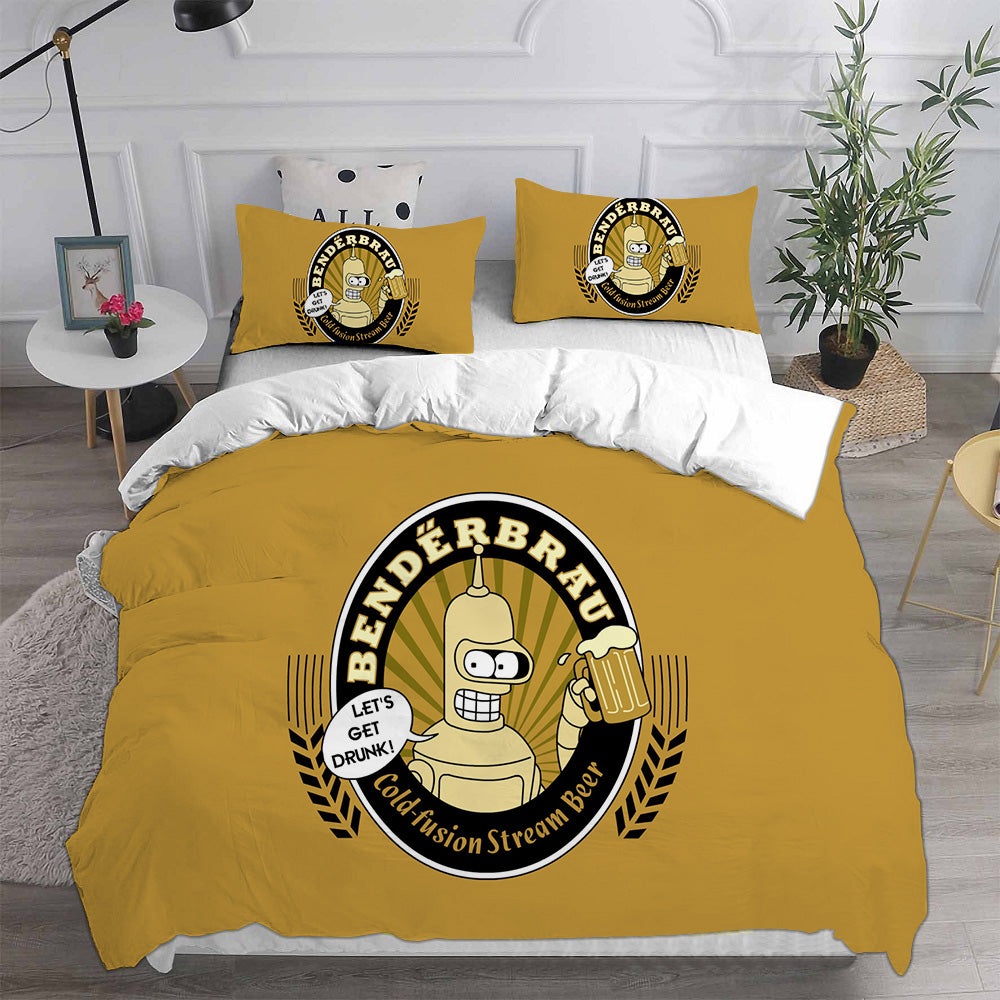 Futurama Bedding Sets Duvet Cover, Flatsheet, Pillowcases For Every Bedroom