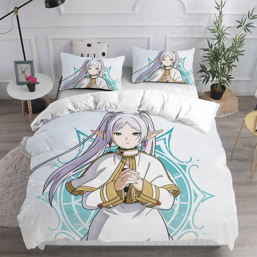 Frieren: Beyond Journeys End Bedding Sets Gift For Wife, Husband, Besties