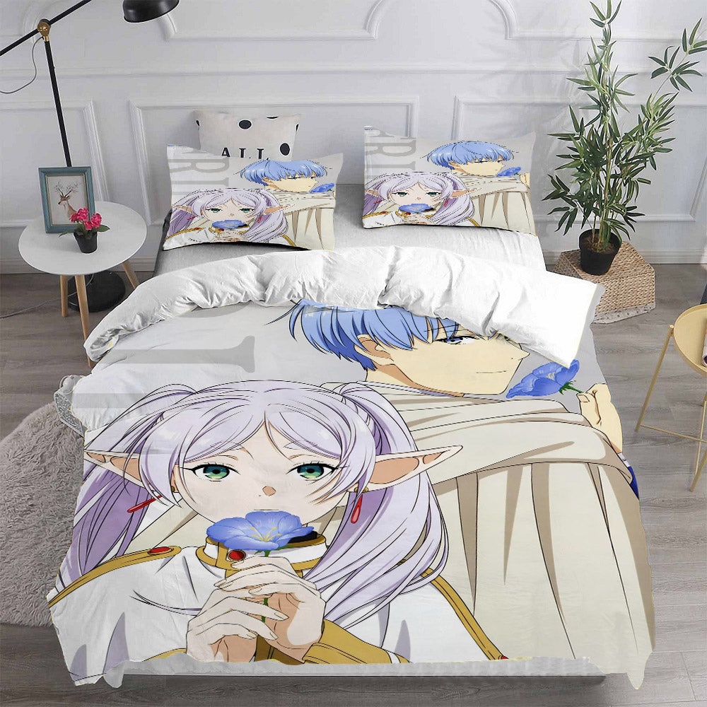 Frieren: Beyond Journeys End Bedding Sets Gift For Fathers Day, Halloween, Christmas