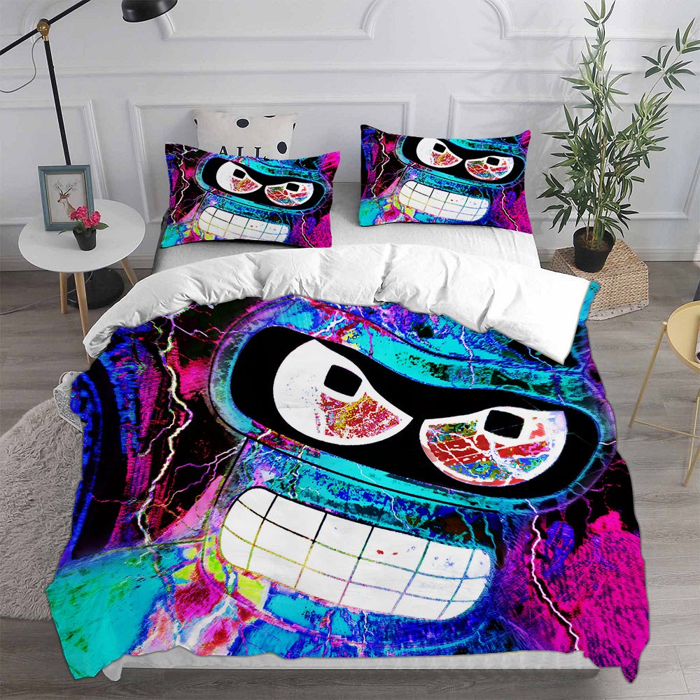 Futurama Bedding Sets Duvet Cover, Flatsheet, Pillowcase For Your Lover