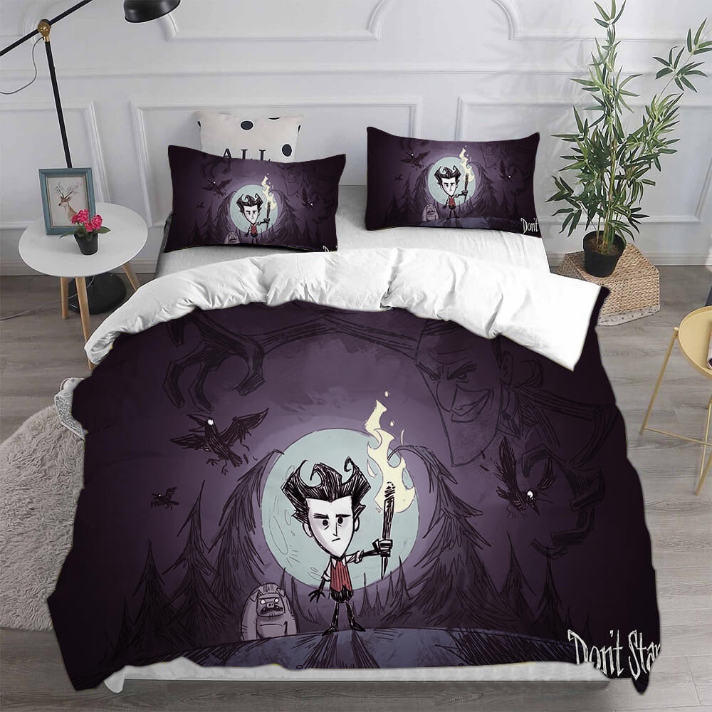 Game Dont Starve Bedding Sets Gift For Christmas, Thanksgiving, Halloween