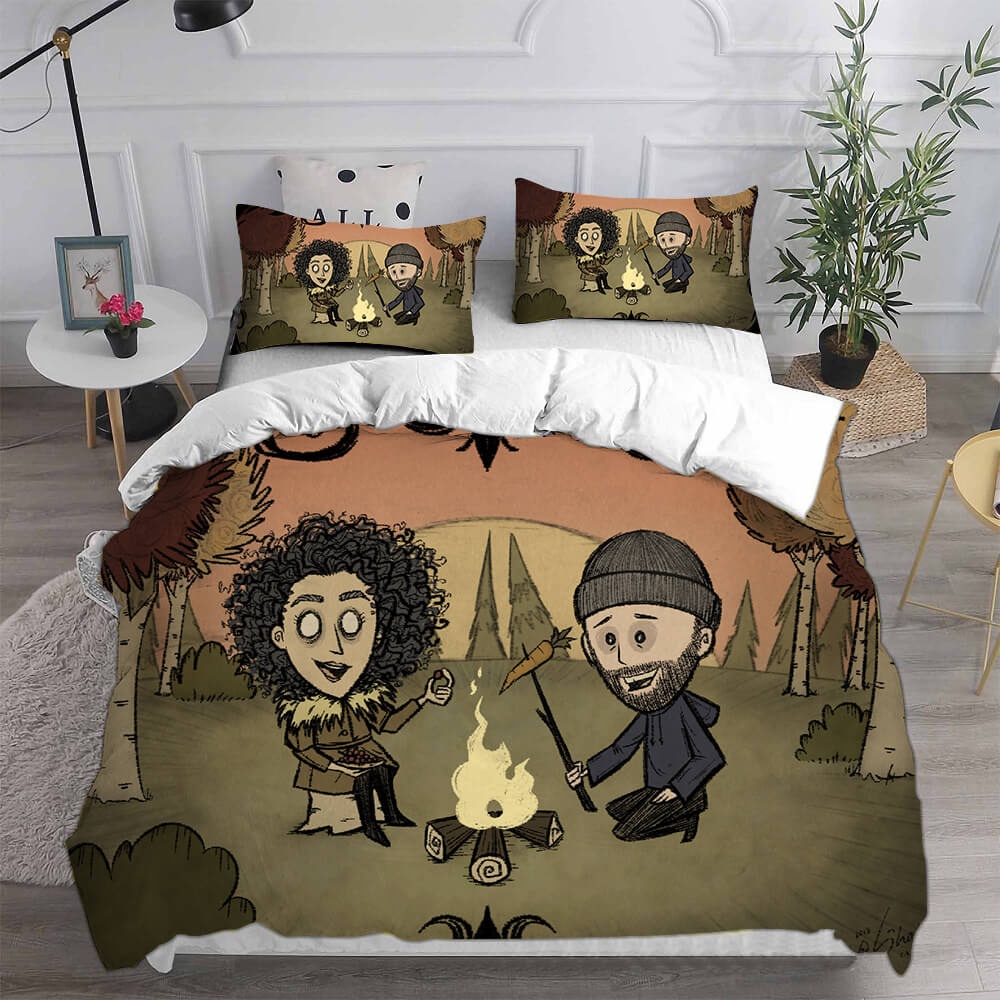 Game Dont Starve Bedding Sets Gift For Birthday, Halloween, Christmas, Thanksgiving