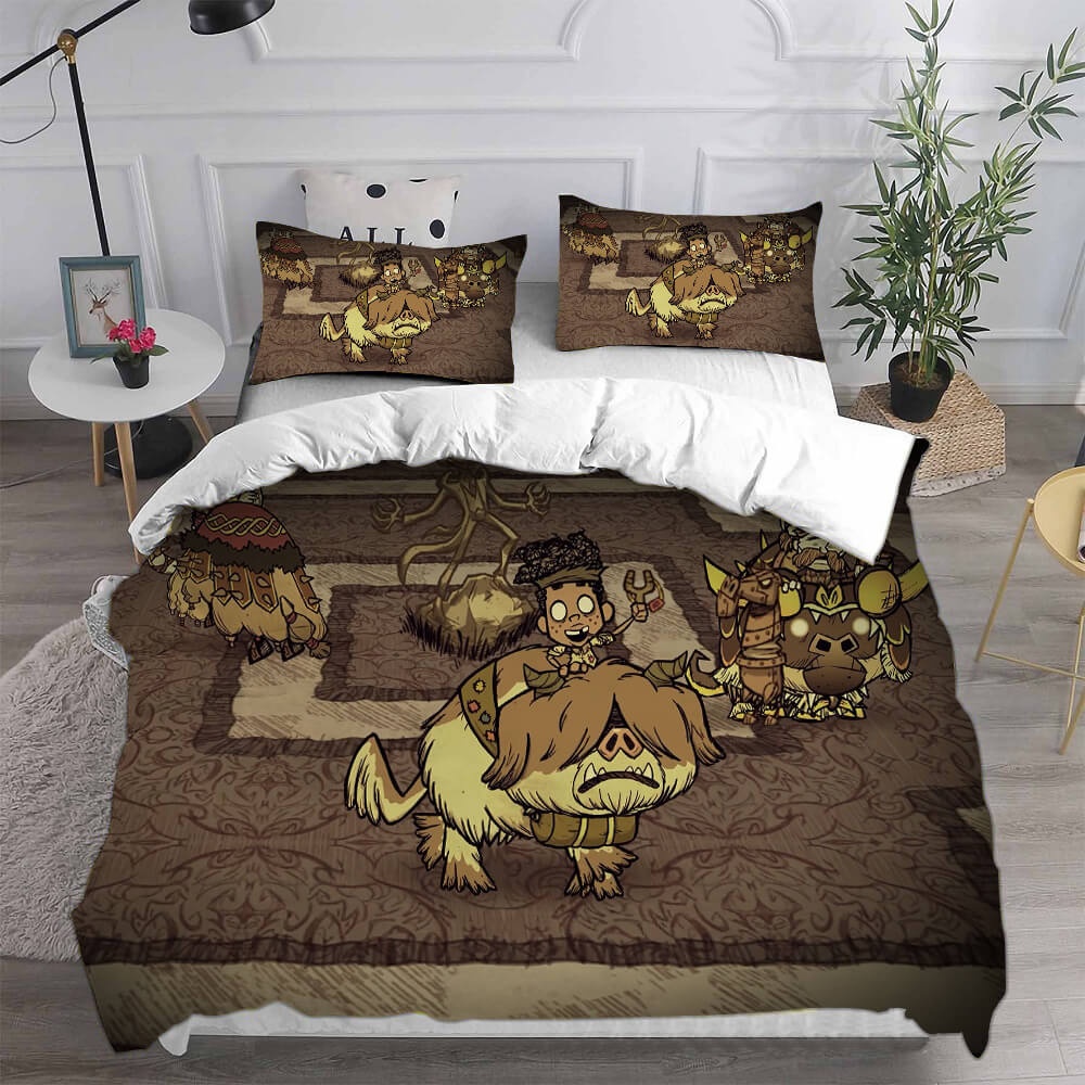 Game Dont Starve Bedding Sets Gift For Christmas, Halloween, Black Friday