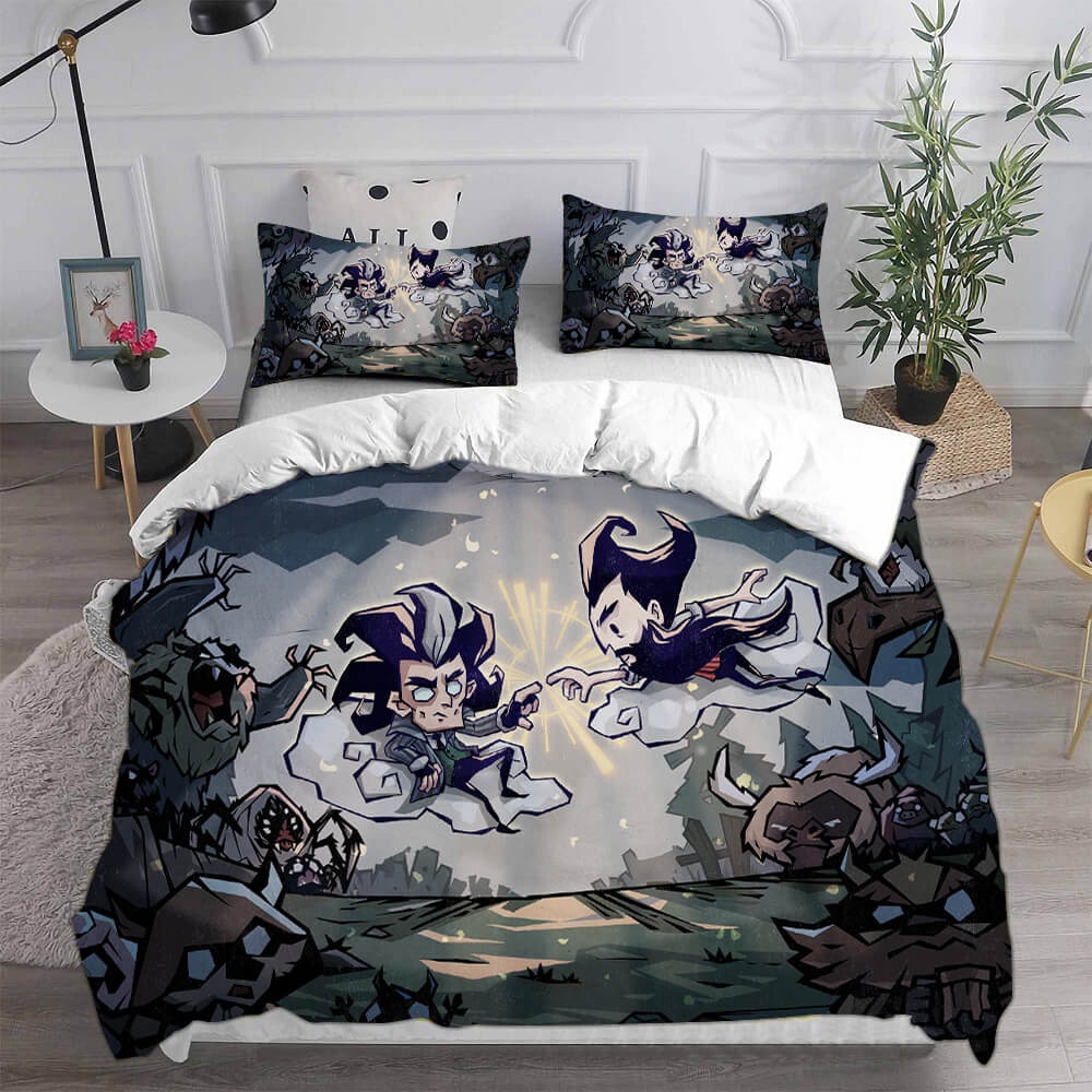 Game Dont Starve Bedding Sets Duvet Cover, Flatsheet, Pillowcases Perfect Gift For Fans