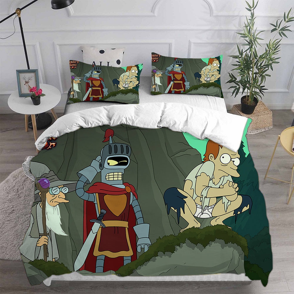 Futurama Season 1 Bedding Sets Gifts For Family Members On Christmas, Black Friday