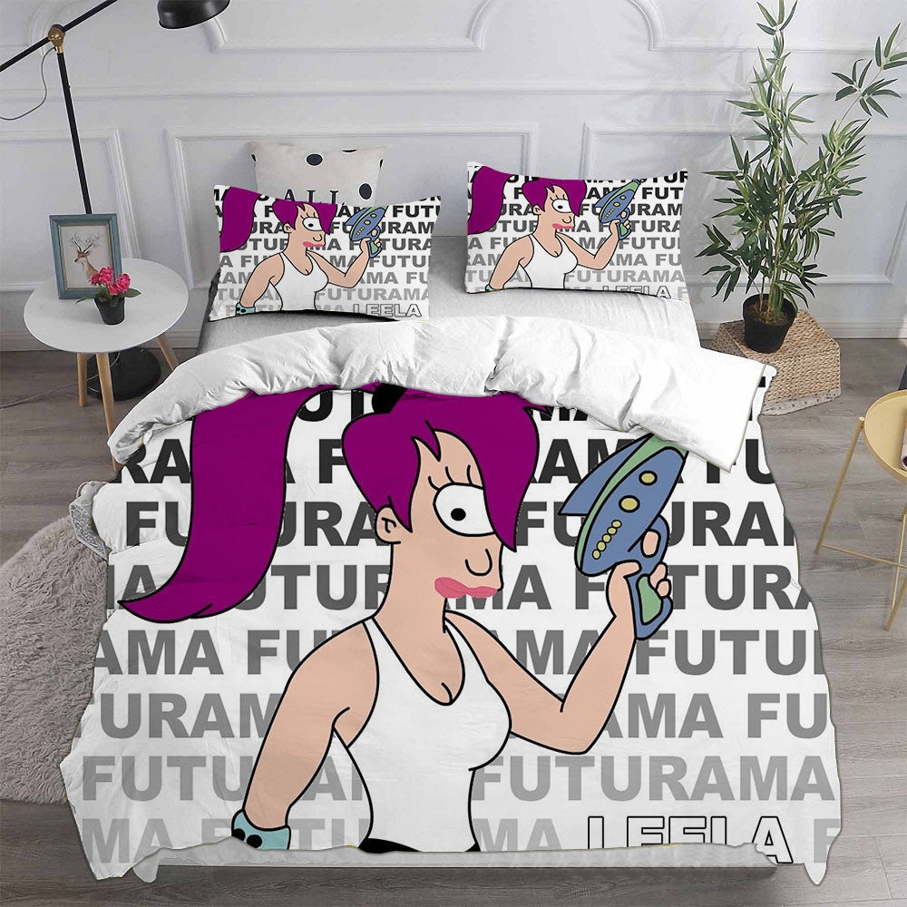 Futurama Season 1 Bedding Sets Gift For Halloween, Thanksgiving, Christmas