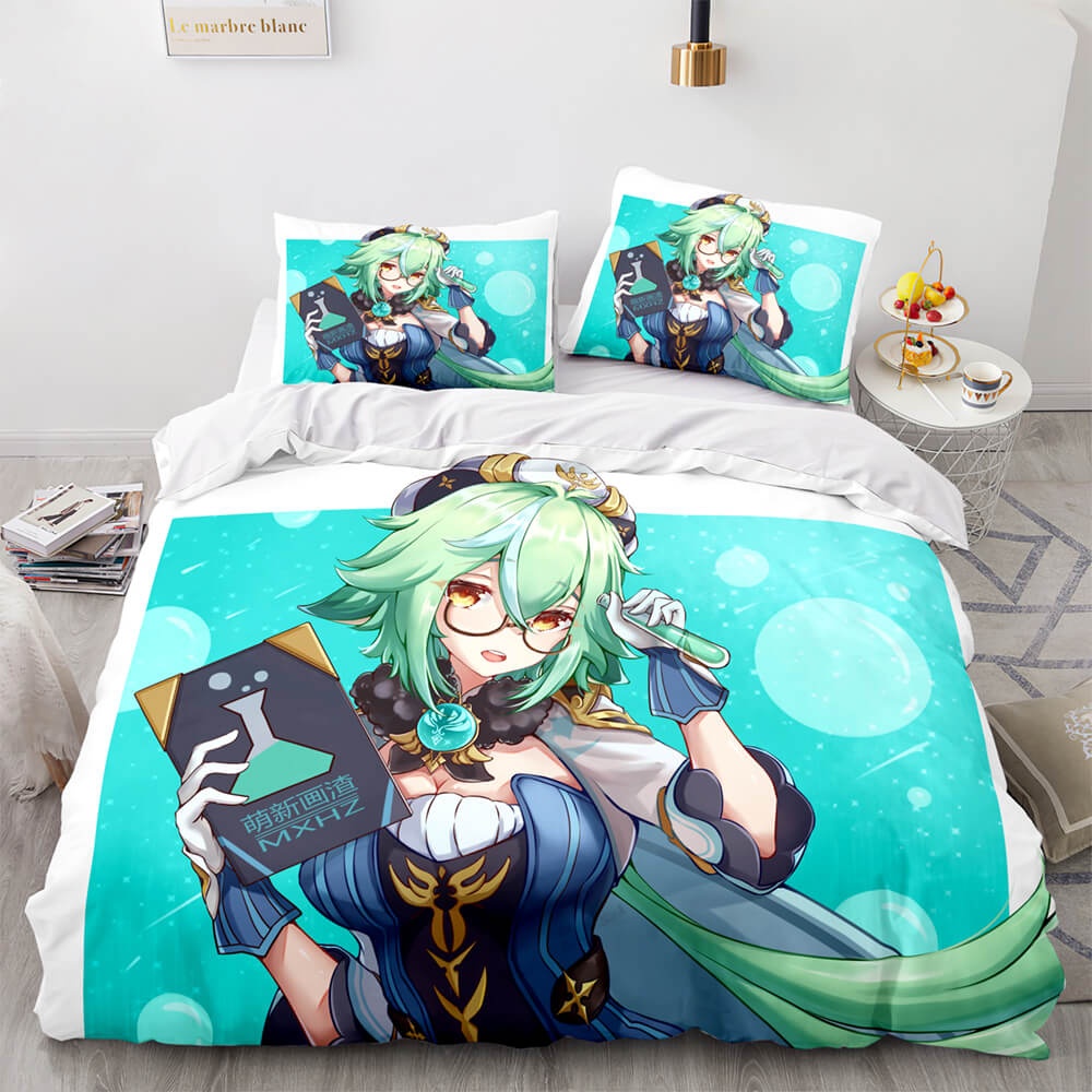 Genshin Impact Bedding Sets Duvet Cover, Flatsheet, Pillowcase For Your Lover