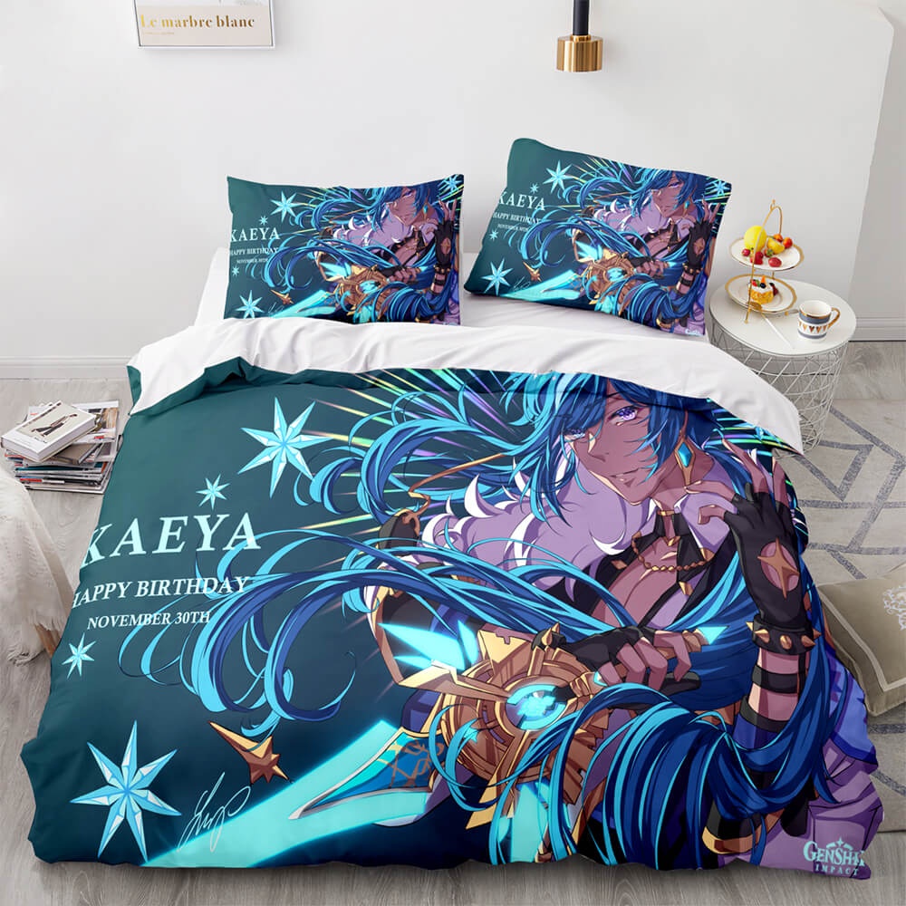 Genshin Impact Bedding Sets Duvet Cover, Flatsheet, Pillowcases For Every Bedroom