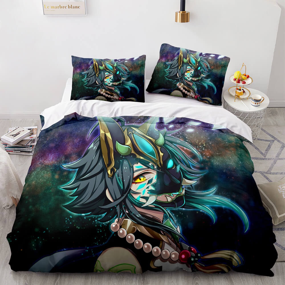 Genshin Impact Bedding Sets Gifts For Family Members On Christmas, Black Friday