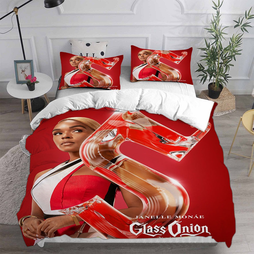 Glass Onion: A Knives Out Mystery Bedding Sets Gift For Christmas, Birthday, Thanksgiving