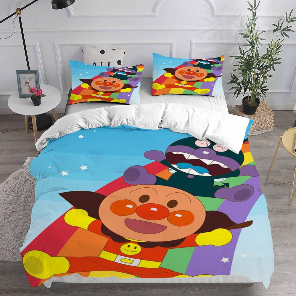 Go! Anpanman: Fluffy Fuwari And The Cloud Country Bedding Sets Duvet Cover, Flatsheet, Pillowcases For Every Bedroom