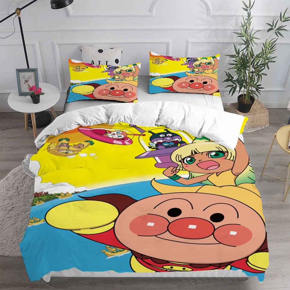 Go! Anpanman: Fluffy Fuwari And The Cloud Country Bedding Sets Gift For Birthday, Halloween, Christmas, Thanksgiving