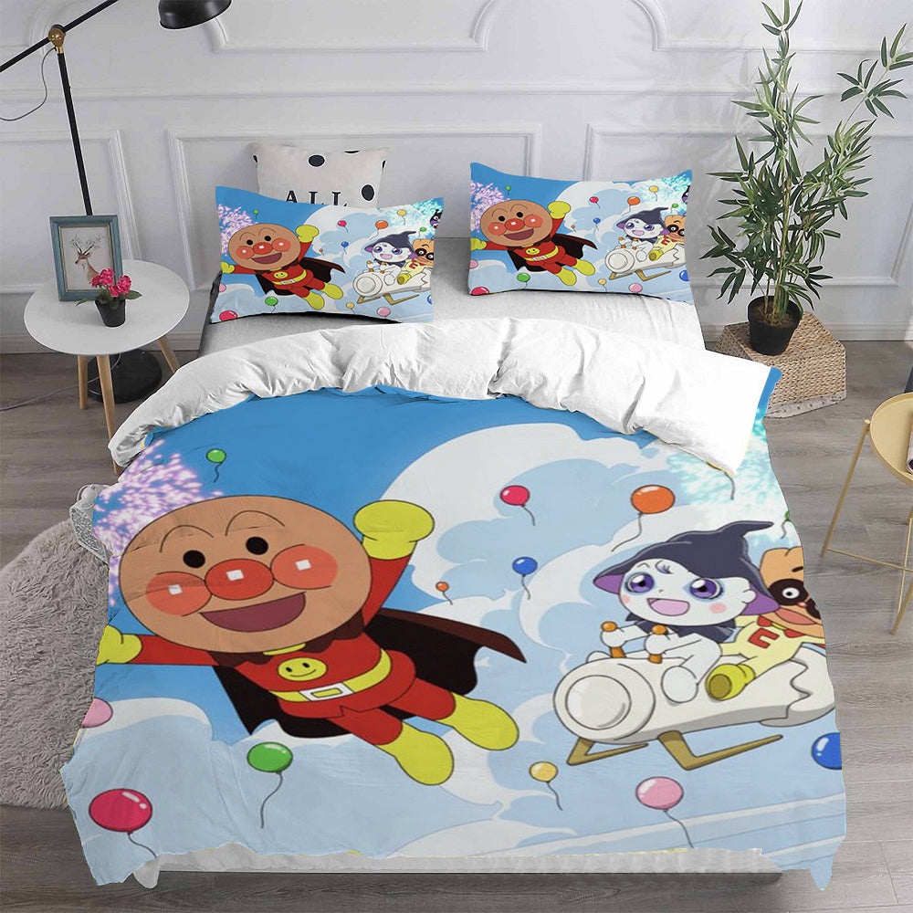 Go! Anpanman: Fluffy Fuwari And The Cloud Country Bedding Sets Gift For Halloween, Thanksgiving, Christmas