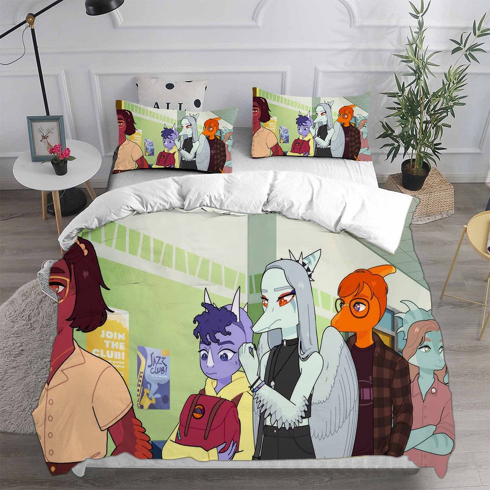 Goodbye Volcano High Decorative Bedding Sets For Fan, Halloween, Christmas, Thanksgiving