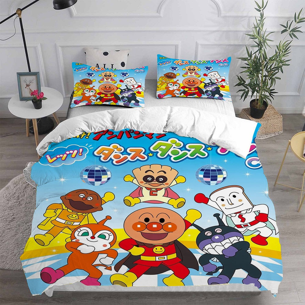 Go! Anpanman: Fluffy Fuwari And The Cloud Country Bedding Sets Gift For Fathers Day, Halloween, Christmas