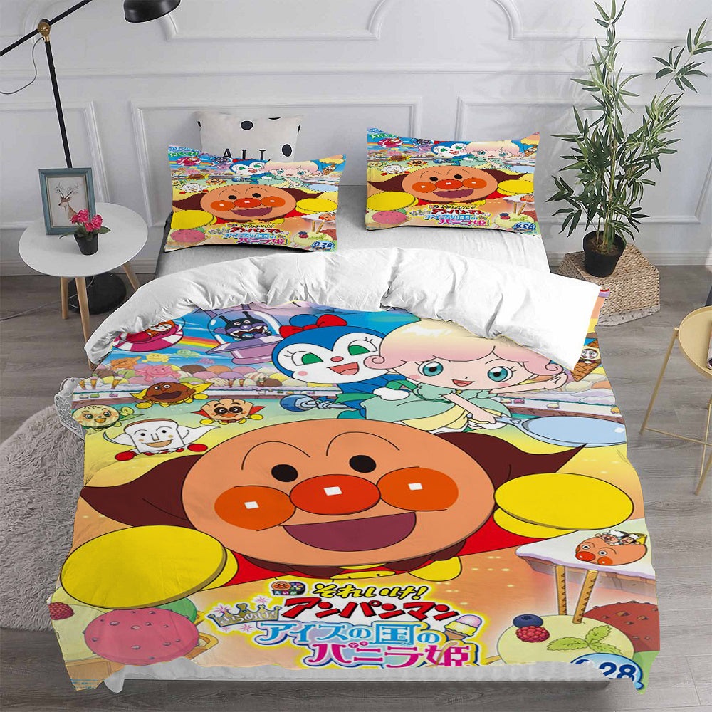 Go! Anpanman: Fluffy Fuwari And The Cloud Country Decorative Bedding Sets For Fan, Halloween, Christmas, Thanksgiving