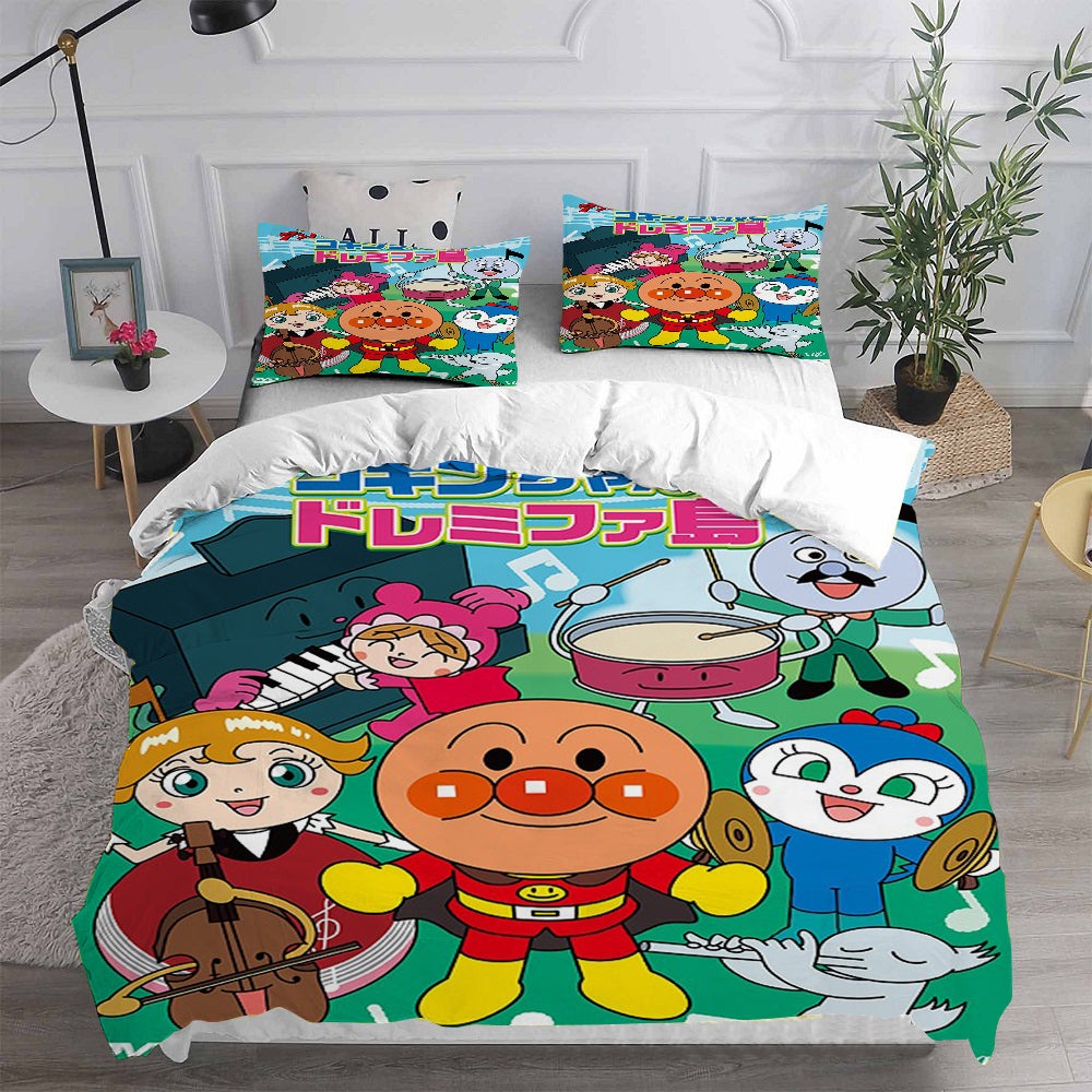 Go! Anpanman: Fluffy Fuwari And The Cloud Country Bedding Sets Gift For Christmas, Thanksgiving, Halloween