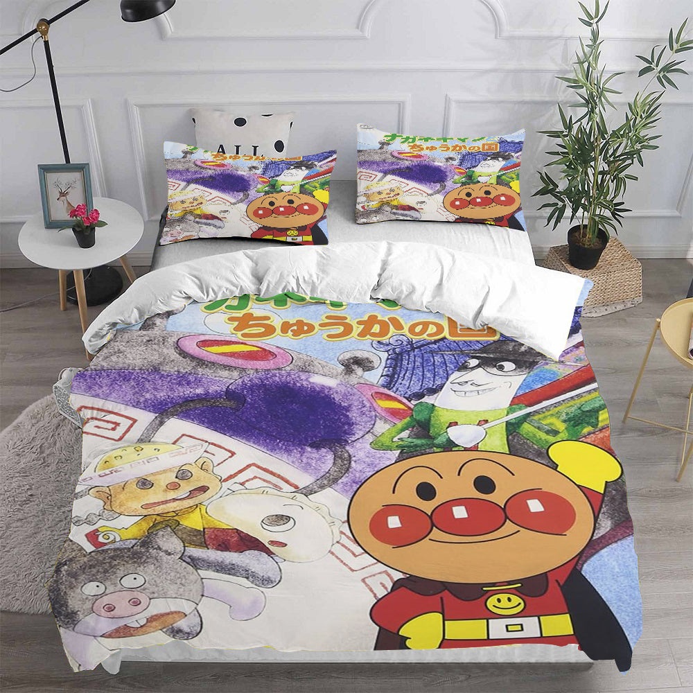 Go! Anpanman: Fluffy Fuwari And The Cloud Country Bedding Sets Gift For Christmas, Birthday, Thanksgiving
