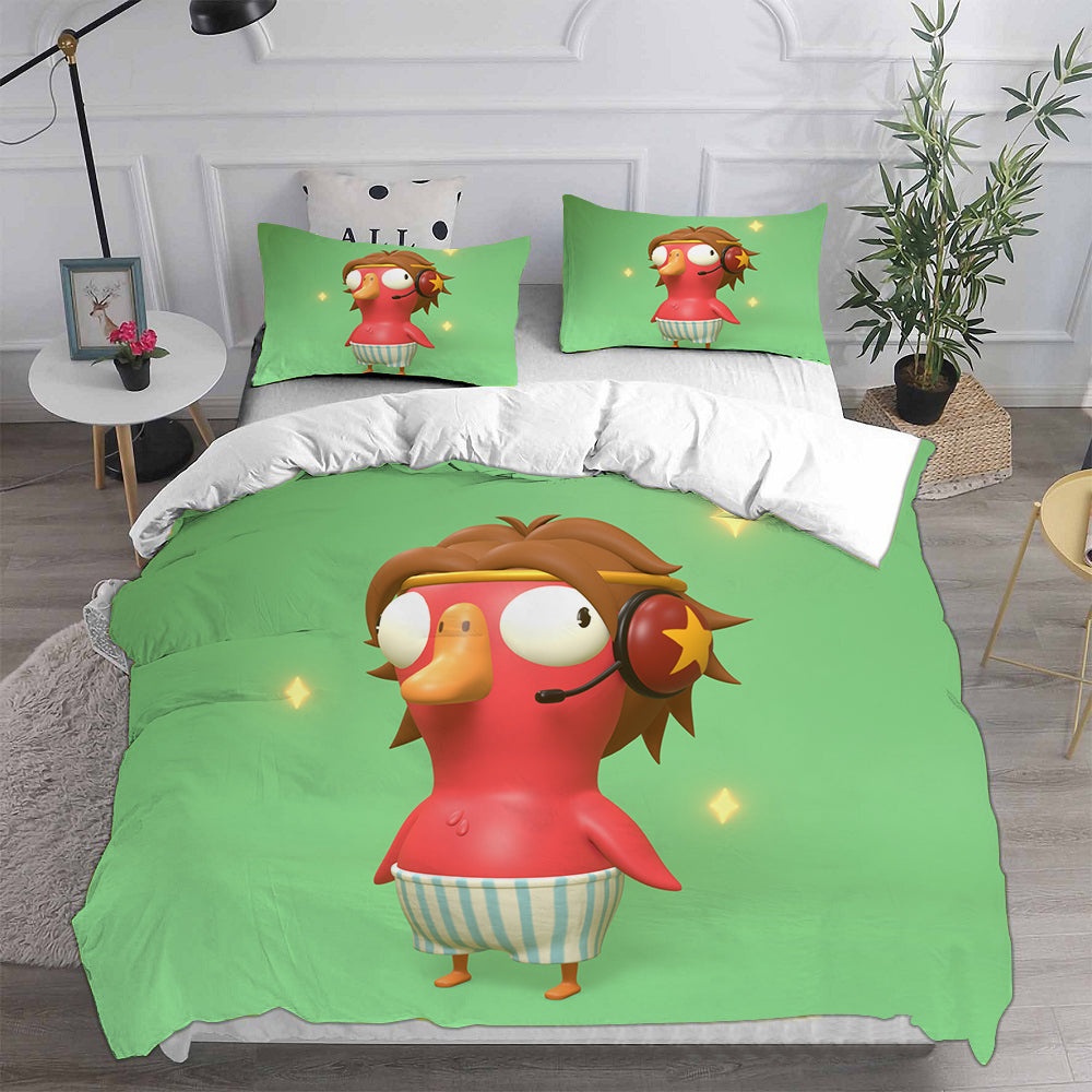 Goose Goose Duck Bedding Sets Gift For Wife, Husband, Besties