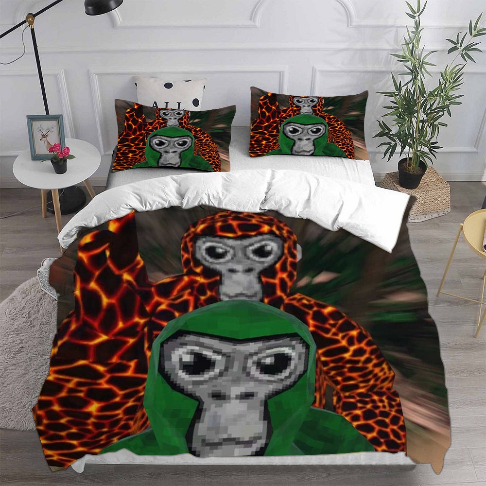 Gorilla Tag Bedding Sets Gift For Halloween, Thanksgiving, Christmas