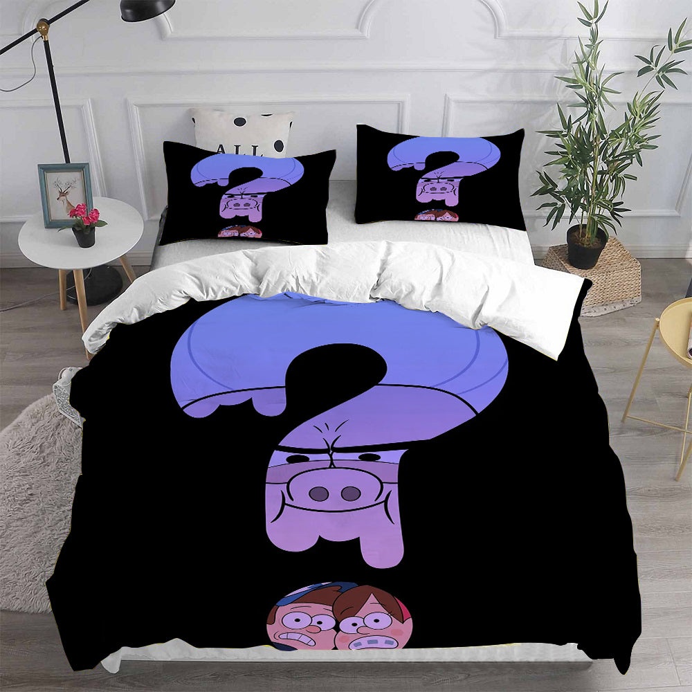 Gravity Falls Bedding Sets Duvet Cover, Flatsheet, Pillowcases Perfect Gift For Fans