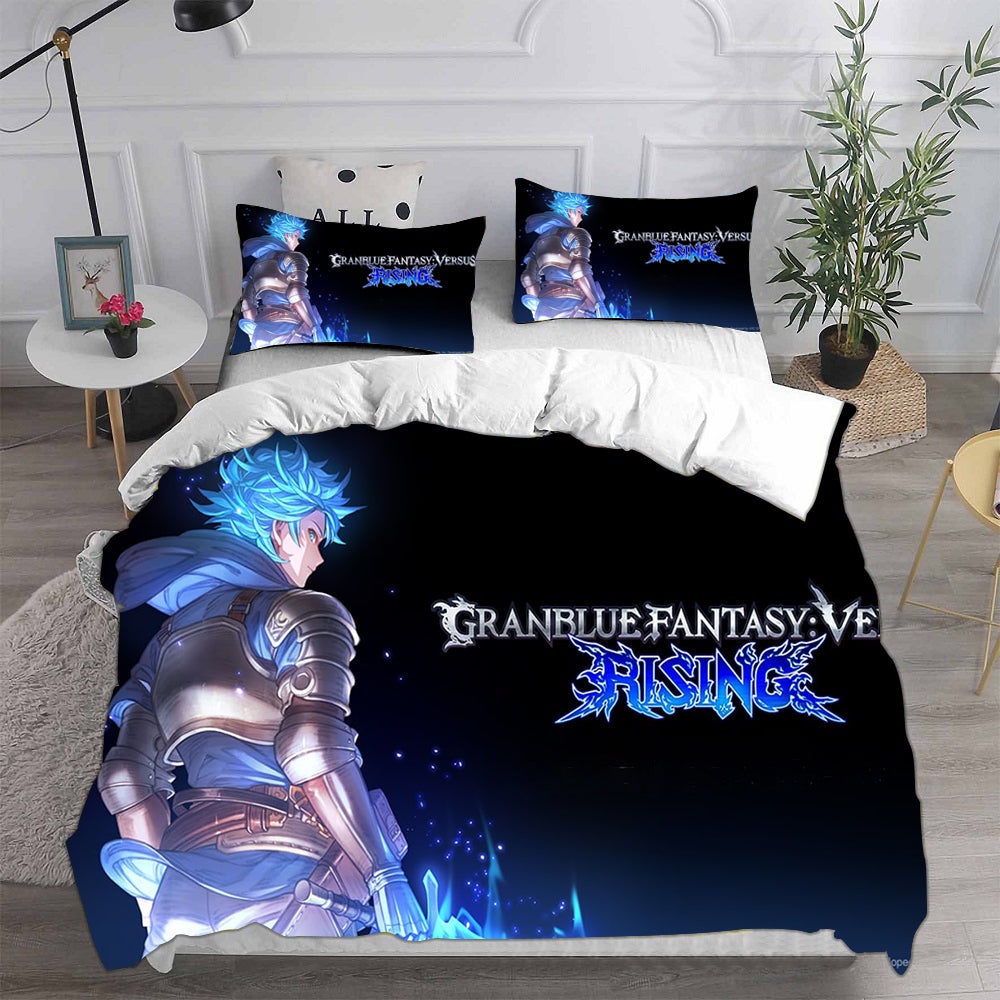 Granblue Fantasy Decorative Bedding Sets For Fan, Halloween, Christmas, Thanksgiving