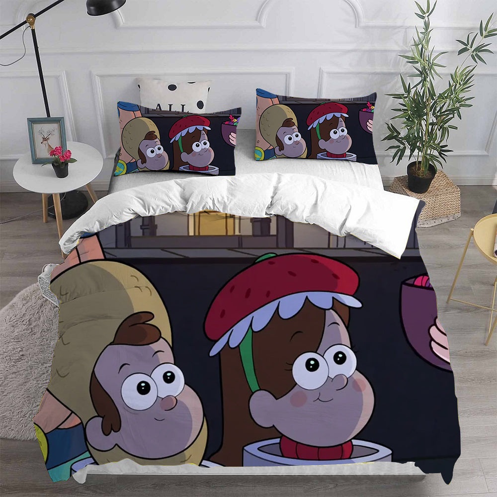 Gravity Falls Bedding Sets Gift For Wife, Husband, Besties