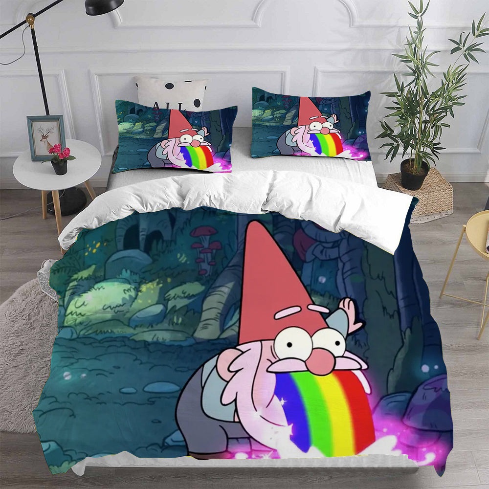 Gravity Falls Bedding Sets Gift For Christmas, Birthday, Thanksgiving