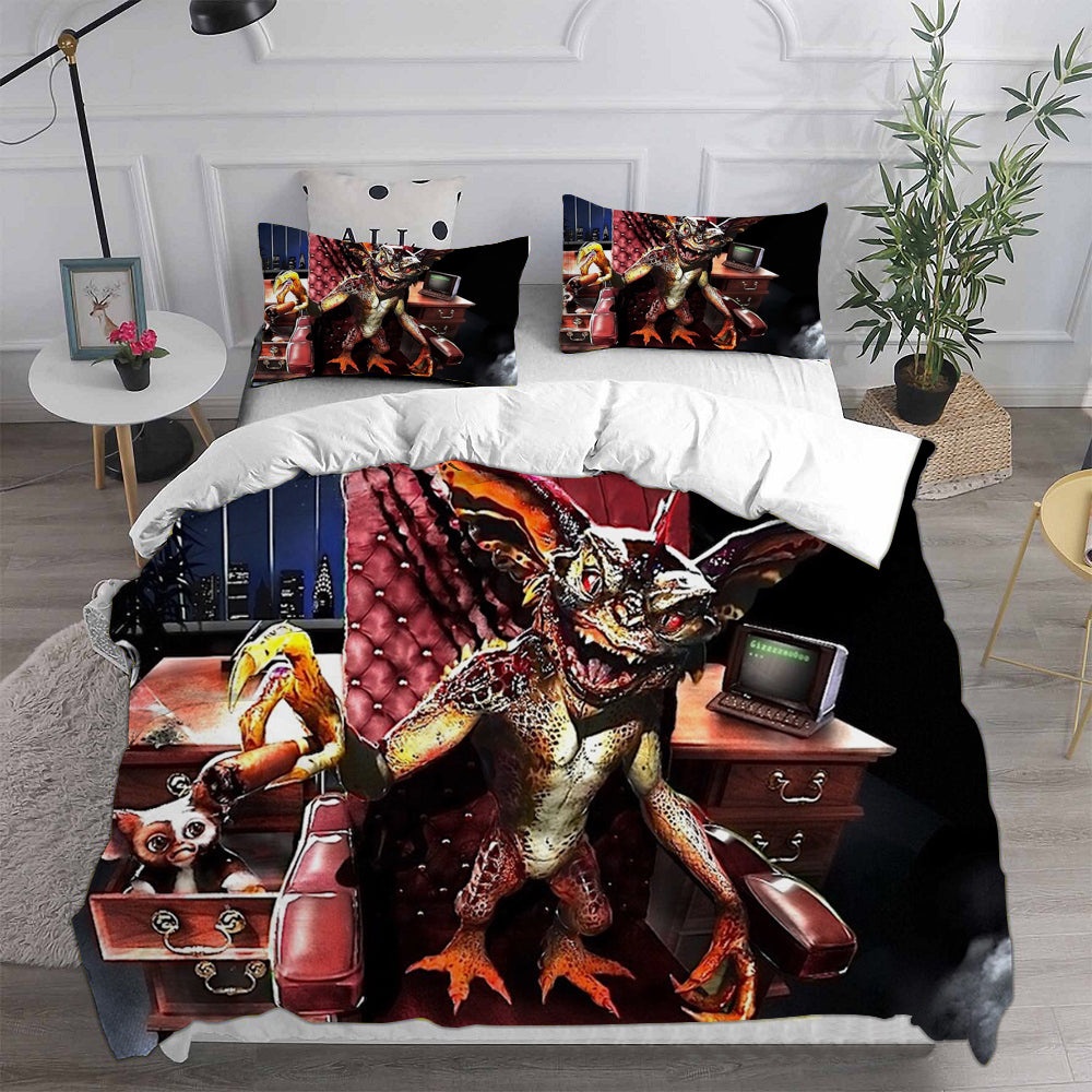 Gremlins 3 Bedding Sets Gift For Fathers Day, Halloween, Christmas