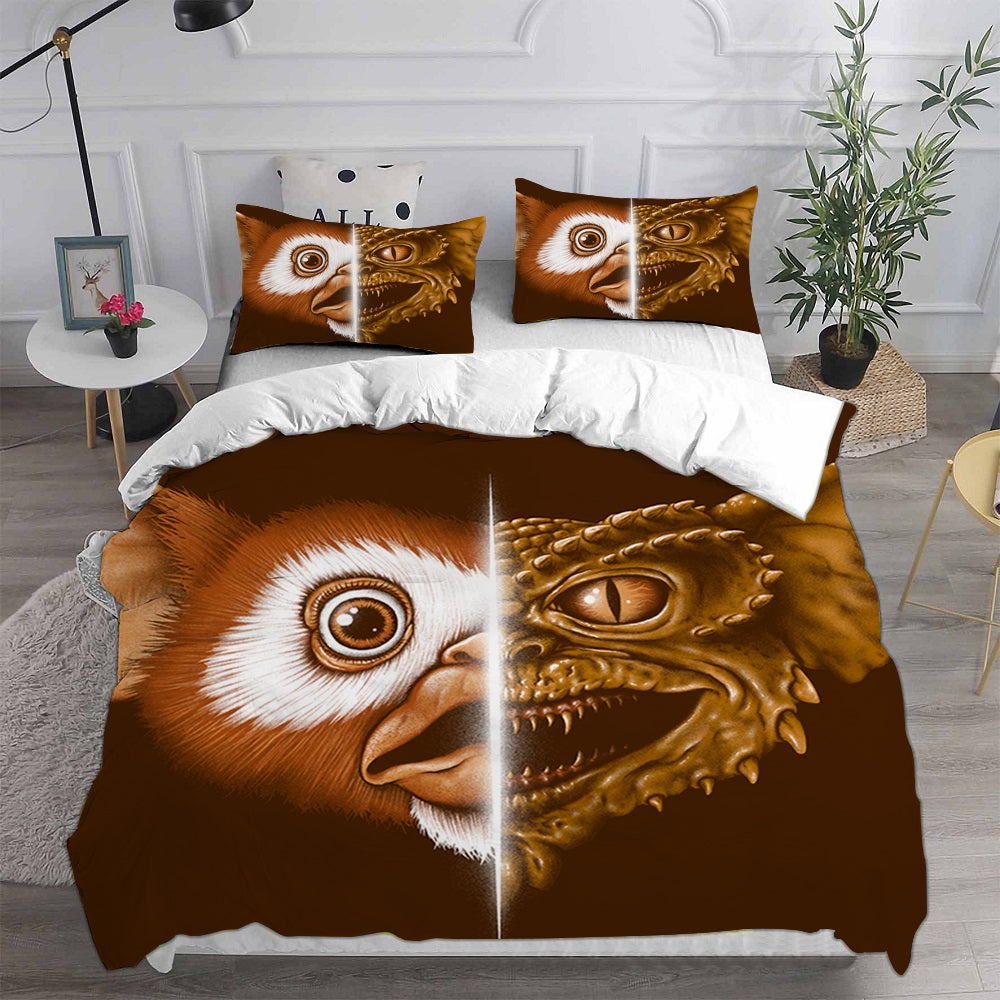 Gremlins 3 Bedding Sets Gift For Christmas, Thanksgiving, Halloween