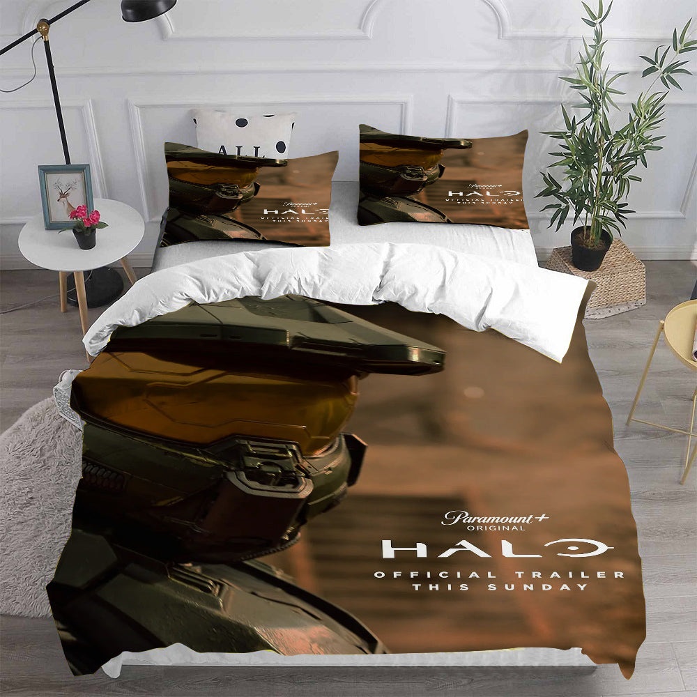 Halo Bedding Sets Gift For Christmas, Halloween, Black Friday