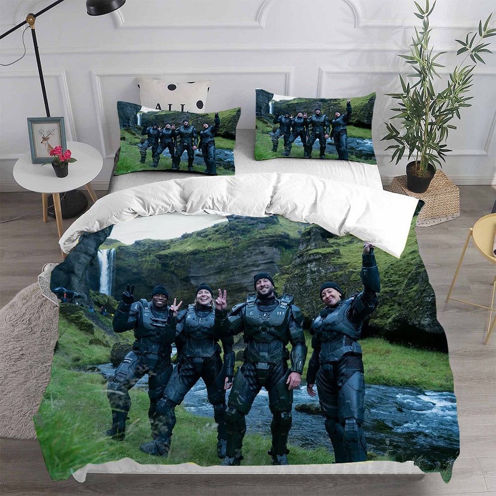 Halo Bedding Sets Duvet Cover, Flatsheet, Pillowcase For Your Lover