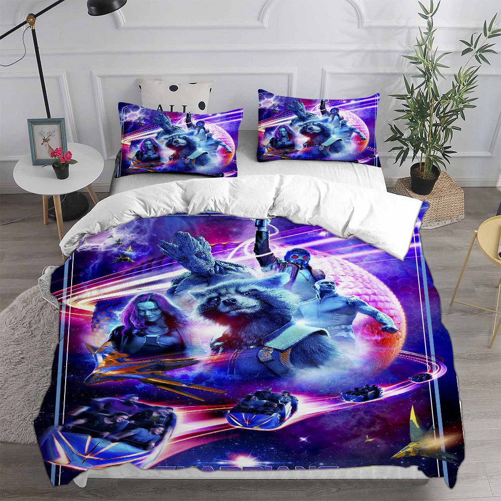 Guardians of the Galaxy Bedding Sets Gift For Christmas, Birthday, Thanksgiving