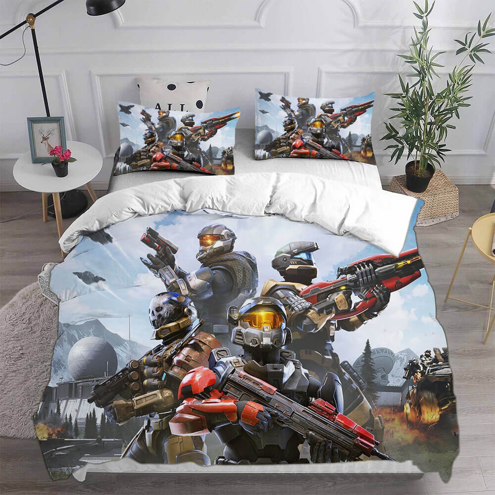 Halo Infinite Bedding Sets Gift For Christmas, Birthday, Thanksgiving