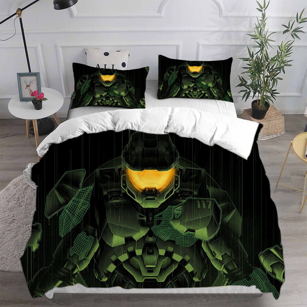 Halo Infinite Bedding Sets Gift For Fathers Day, Halloween, Christmas