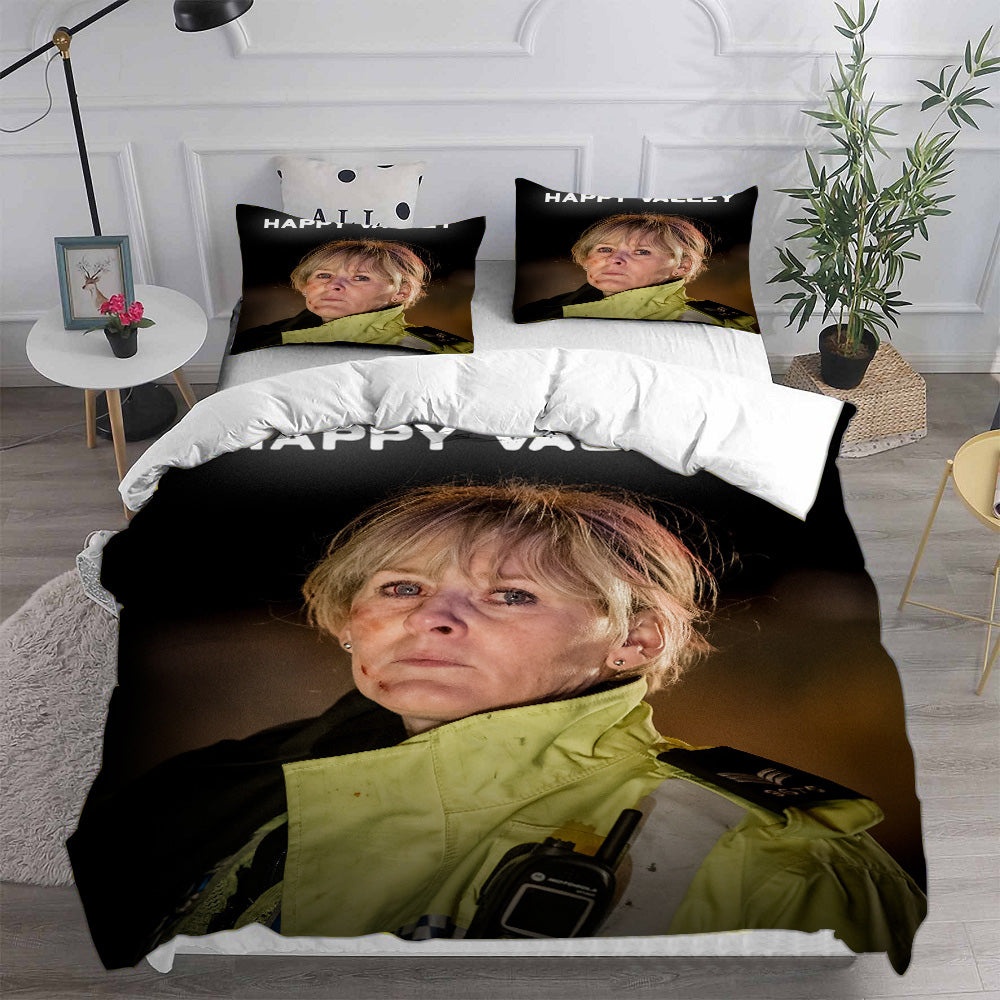 Happy Valley Season 3 Bedding Sets Gift For Fathers Day, Halloween, Christmas