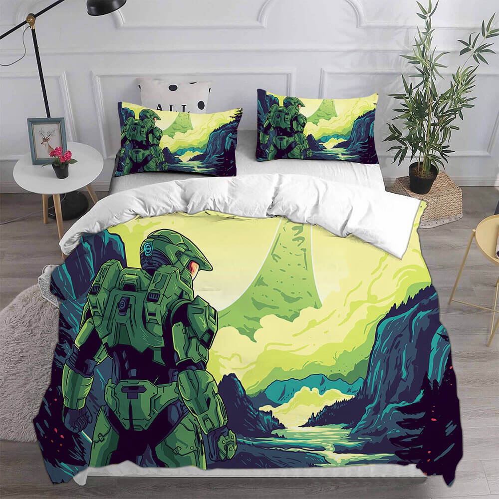 Halo Infinite Bedding Sets Duvet Cover, Flatsheet, Pillowcases For Every Bedroom