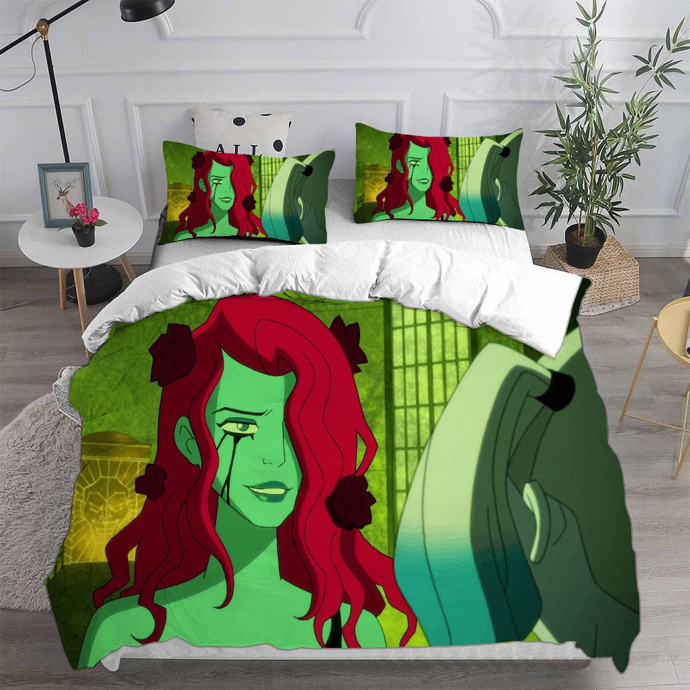 Harley Quinn Season 3 Bedding Sets Gift For Christmas, Halloween, Black Friday