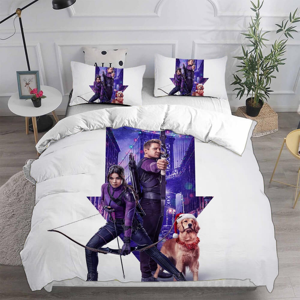 Hawkeye Bedding Sets Gift For Fathers Day, Halloween, Christmas
