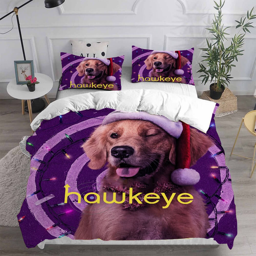 Hawkeye Bedding Sets Gift For Christmas, Halloween, Black Friday