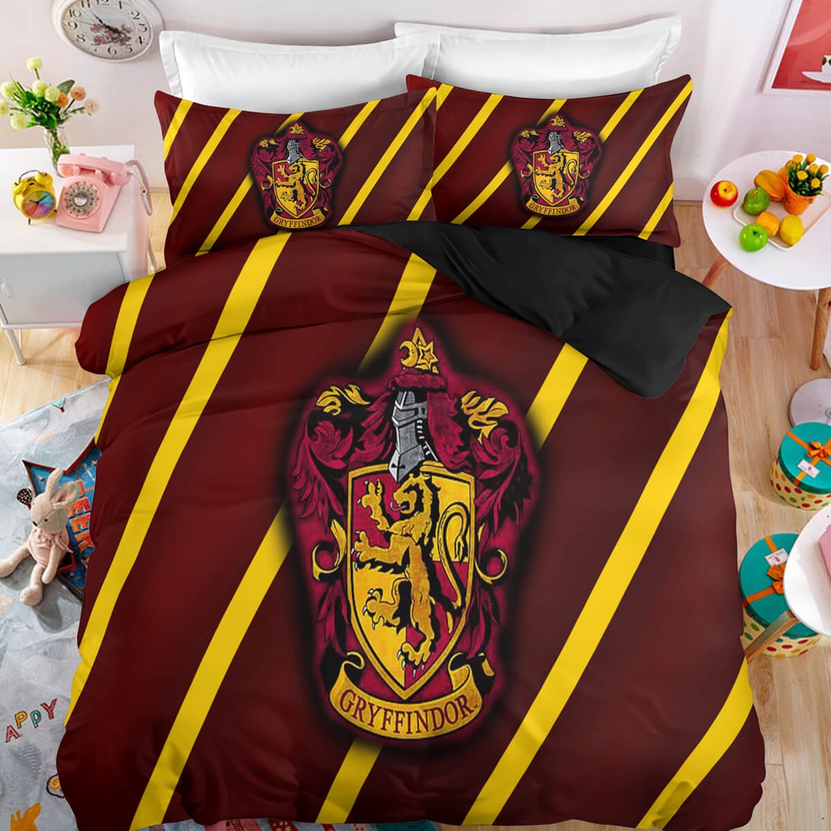 Harry Potter Bedding Sets Gift For Christmas, Halloween, Black Friday