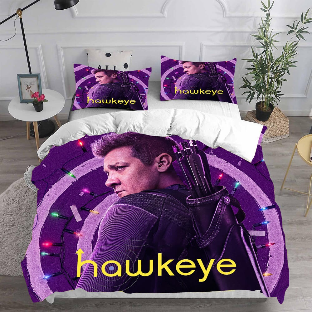 Hawkeye Bedding Sets Gift For Wife, Husband, Besties