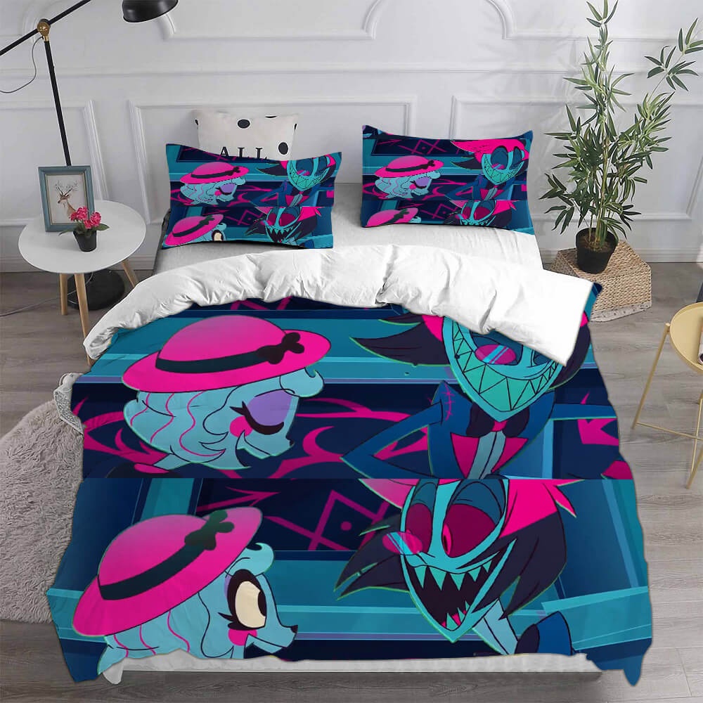 Hazbin Hotel Bedding Sets Duvet Cover, Flatsheet, Pillowcases Perfect Gift For Fans