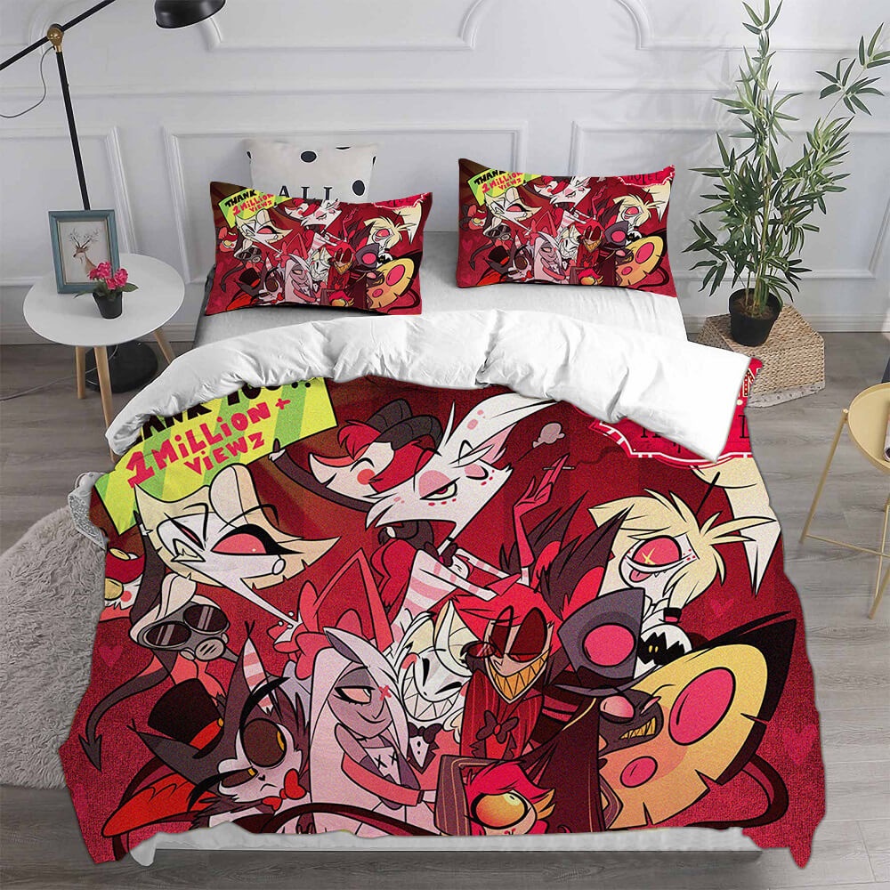 Hazbin Hotel Bedding Sets Gift For Wife, Husband, Besties