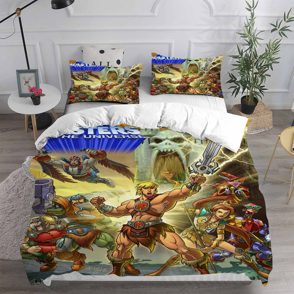 He-Man and the Masters of the Universe Bedding Sets Duvet Cover, Flatsheet, Pillowcases Perfect Gift For Fans